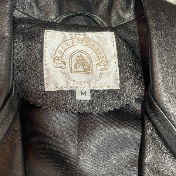 ROSSI & CARUSO LEATHER BLAZER
Size M 
Like New! - Picture 5 of 17